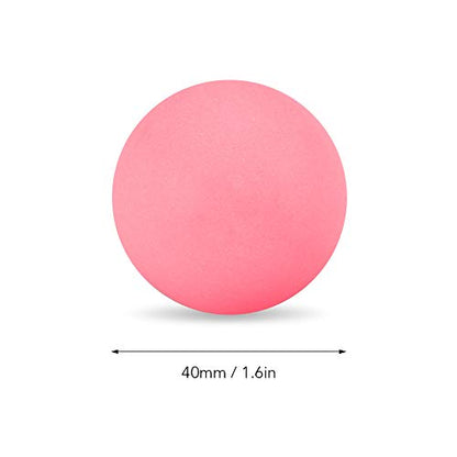 HUIOP Table Tennis Balls, 24Pcs 40mm Table Tennis Balls Ping Pong Balls Amateur Advanced Training Practice Balls
