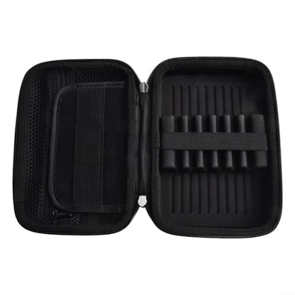 Hard EVA Darts Case For Steel Soft Tip Darts With 6 Slots Shafts Flights Tips Holder Compact Travel Storage Carry Pouch