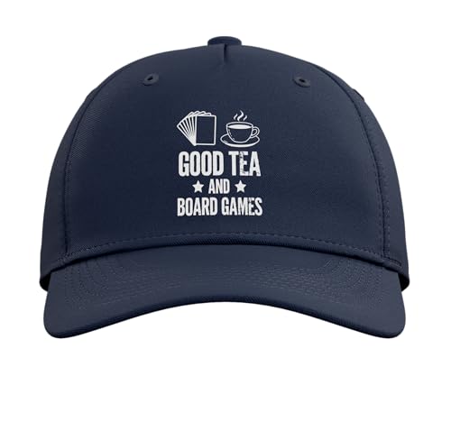 Tabletop Board Games Adjustable Baseball Hat - color: Navy Blue