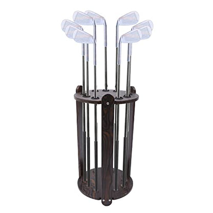 9 Holes-Wood Billiards Cue Rack Billiards Stick Stand Pool Stick Holder Floor Stand Club Organizer Display Stand for Golf Club Fishing Rod Billiard Poles - style: style 4