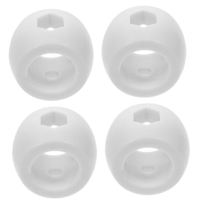 Abaodam 2sets Foosball Goal Rod Positioner Mini Plastic Stop Ring Replacement Parts for Soccer Table Game Rod Bearings 4pcs*2