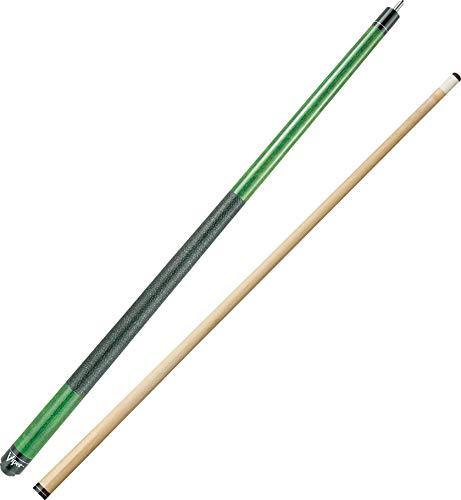 Viper Elite 58" 2-Piece Billiard/Pool Cue - color: Evergreen, size: 21-Ounce