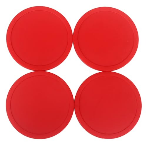 5Pcs Home Air Hockey Pucks 3inch Heavy Hockey Tables Pucks Table Game Air Hockey Pucks Replacement Part
