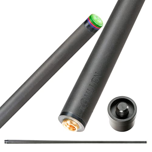 KONLLEN Carbon Fiber Pool Cue Shaft for 3/8x8 & Uniloc Joints | Low Deflection Shaft for Ultra-Smooth Control (10.5/11.5/12.5mm Tip) - color: Uni-loc shaft-12.75mm
