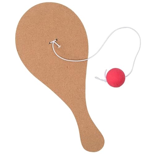 Fun Express 4" x 9" Religious Share God’s Love Snowman Wood Paddleball Games - 12 Pieces - style: Religious Snowman