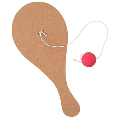 Fun Express 4" x 9" Religious Share God’s Love Snowman Wood Paddleball Games - 12 Pieces - style: Religious Snowman