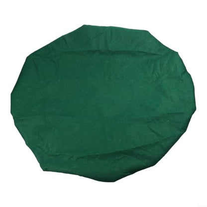 Round Felt Table 36-48 Inch Tables, Elastic Gaming Mat with Cashmere Texture, Waterproof Tablecloth Poker Board Games, Green(Blue) - color: Blue