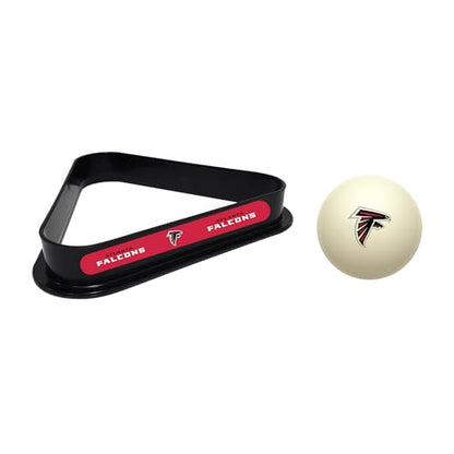 Imperial NFL Cue Ball & Rack Set - color: Atlanta Falcons, White