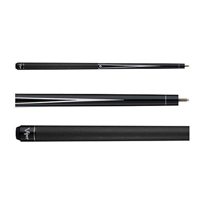 Viper by GLD Products Diamond 58" 2-Piece Pool Cue - color: Black Finish, size: 20 Ounce
