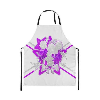 Castle Fairy Boy Soccer Kitchen Apron - color: Cheer Purple