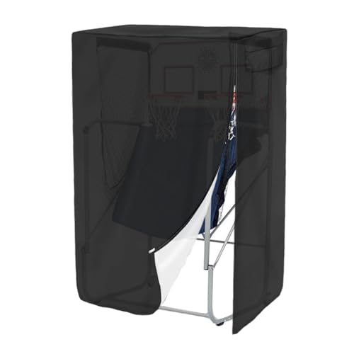 Basketball Arcade Game Cover Dual Shot Electronic Basketball Arcade Game Cover Waterproof Oxford Fabric with Side Zipper & Drawstring, Easy Clean & Foldable (51x40x85in) - size: 51x40x85"