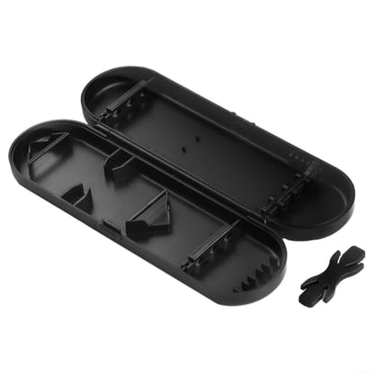 Nylon Darts Case Hard Shell Organizer for 3 Darts Secure Storage with Compartments for Shafts Tips Flights Accessories Compact Black 155x50x21mm 1 Pack