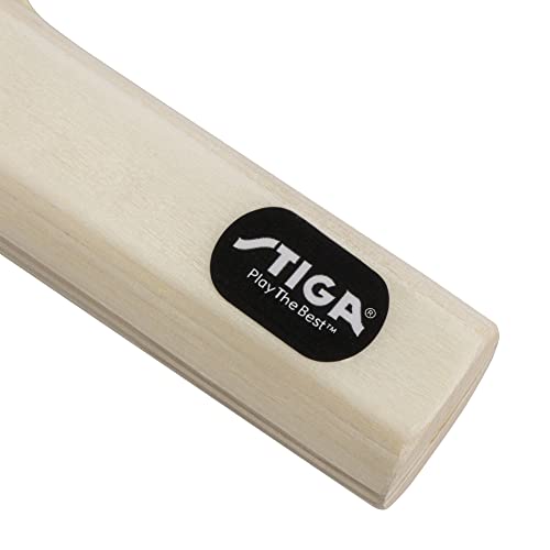 STIGA Beginner Ping Pong Paddles - Recreational to Performance Table Tennis Rackets Ages and Skill Levels - Multiple Styles + Performance Levels Available - style: Hardbat