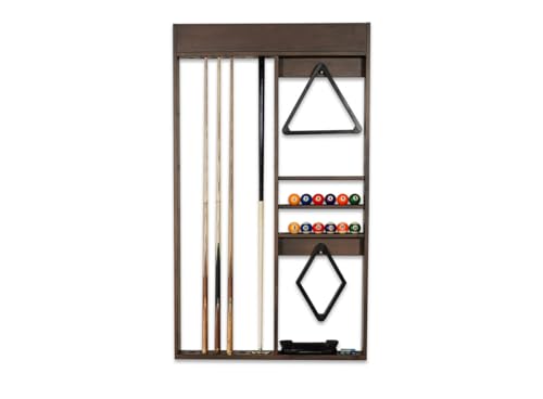 Empire USA Doc & Holiday - Arcadia Wall Rack for George, Paula Parson Table - (Antique Coffee) - color: Antique Coffee