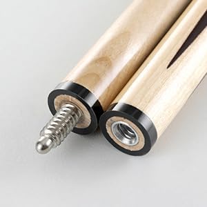 2-Piece Pool Cue Stick – 36″/42″/48″/58″ Wooden Billiard Cues, Standard & Heavy Options, 13mm Tip, Set of 2 or 4 – Beginner & Family Friendly - size: 57" set of 4 20OZ