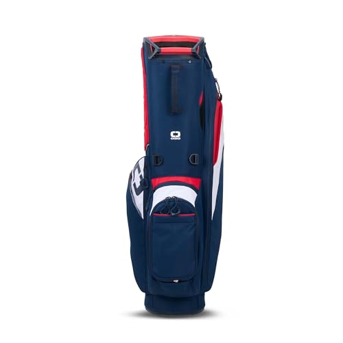 OGIO Golf Fuse 4 Stand Bag (Red/White/Blue) - color: Red/White/Blue (2025)