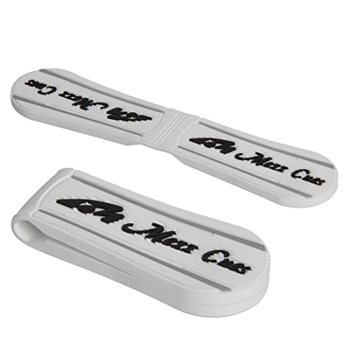 Mezz Smart Chalk Set Pool Cue Chalk + Chalk Holder + Chalk Cover (White w/Black logo)