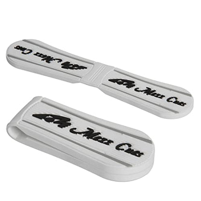 Mezz Smart Chalk Set Pool Cue Chalk + Chalk Holder + Chalk Cover (White w/Black logo)