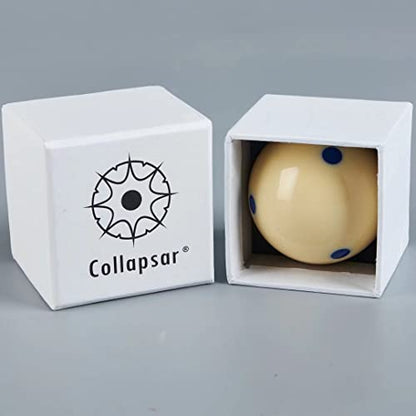 Collapsar Pro-Cup Cue Ball Regulation Size 2-1/4 Pool Training Cue Ball - color: Blue Dot