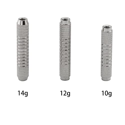 9pcs 10Grams 12Grams 14 Grams Dart Barrels Replacement Set Silver
