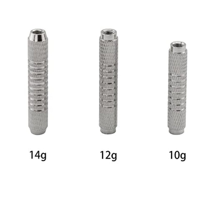 9pcs 10Grams 12Grams 14 Grams Dart Barrels Replacement Set Silver