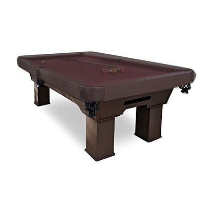 Covers & All Pool Table Cover, Made of 18 Oz Cover Tuff, Waterproof, Ideal for Extreme Weather (96" W x 48" D x 8" H, Coffee) - color: Coffee, size: 96" W x 48" D x 8" H