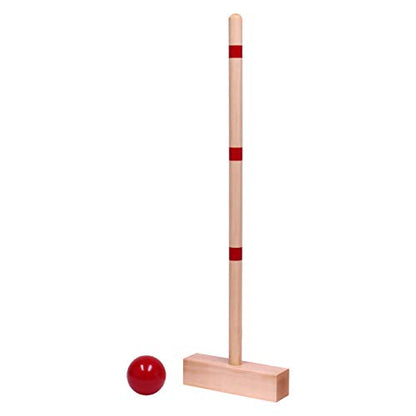 Family Tradition Croquet Set, 8-Player Wooden Croquet Game Set with Duffel Carry Bag, Amish-Made in Berlin, Ohio