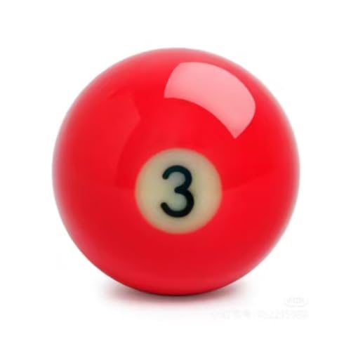 Replacement Billiards Ball, 2-1/4" Regulation Size, Object Balls with Cue Ball & Billiard #8 Ball, Standard Billiards Ball Accessories - color: 3