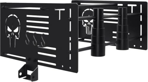 Wall Mounting Storage Luggage Rack/Tour Trunk Pack Pak for Harley Touring Road King, Road Glide, Electra Glide, Street Glide, Sportster, Dyna, Softail - color: Black