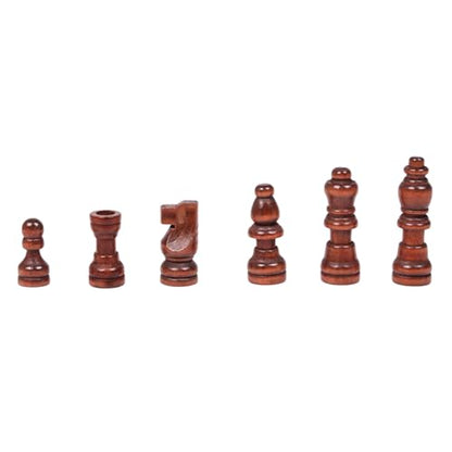 32Pcs International Chess Figures 2.5inch Wood Chess Pieces Chess International Chess Figures Board Accessories