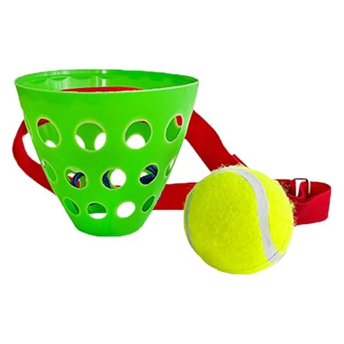 Swing Ball Game - Catch Cup | Funny Family Party Game | Swing Bucket Ball Catching Toy For Wedding Birthday Christmas Graduation Beach Yard Outdoor Indoor Fun Activity - color: Green