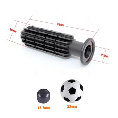 SM SunniMix 18 Pieces Foosball Handle Grips Octagonal Handles Desk Foosball Table Game Rod End Plug Football Stick PP Material Suitable for Home