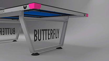 Butterfly Park Outdoor Ping Pong Table | Outdoor Table Tennis Table for Parks, Beaches, Playgrounds | Anti-Glare Weatherproof Ping Pong Top | Outdoor Ping Pong Net | Sturdy Frame with 10 Year Warranty