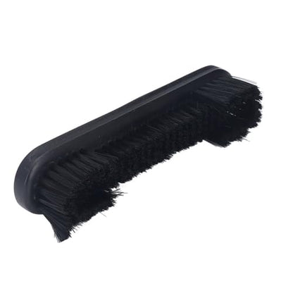 Wooden Billiards Pool Table Brush Set - Wood Handle Rail & Felt Cleaner with Soft Nylon Burshes for Home, Bar & Game Rooms - color: Black