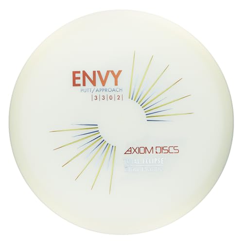 Axiom Discs Total Eclipse Glow 2.0 Envy Disc Golf Putter (Colors May Vary)