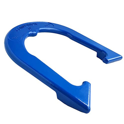 Tournament Pitching Horseshoes - Blue Finish - NHPA Sanctioned for Tournament & League Play - Drop Forged Construction - One Pair (2 Shoes)