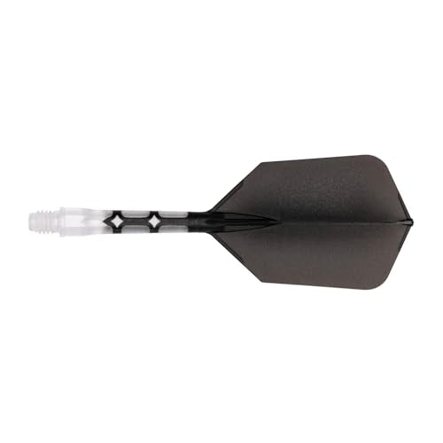 CUESOUL ROST T19 Integrated Dart Shaft and Flight Slim Shape M Size 28mm - color: Black
