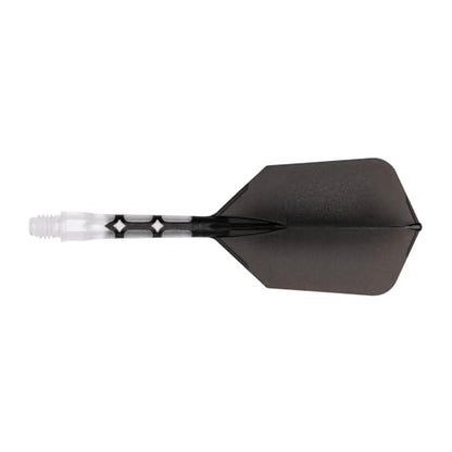 CUESOUL ROST T19 Integrated Dart Shaft and Flight Slim Shape M Size 28mm - color: Black