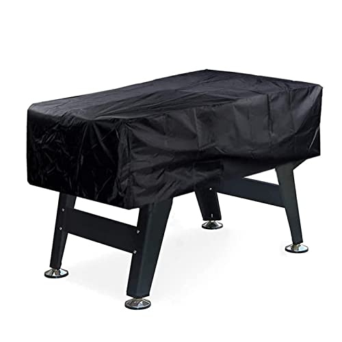 Foosball Table Cover Folding Soccer Table Cover Cover Rectangular Furniture ion Case Durable Oxford Billiard Soccer Table Cover Game Table Cove - color: Black