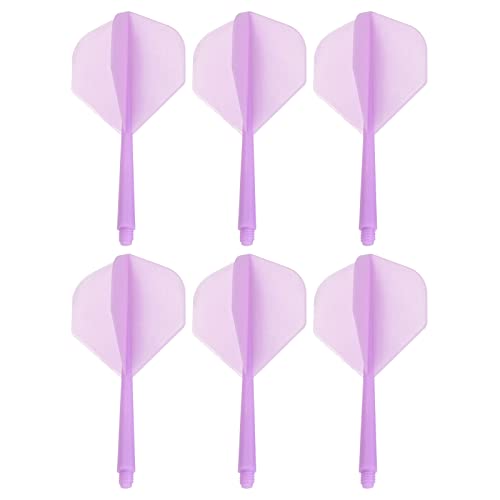 PATIKIL Integrated Dart Shaft & Flights, Pack Lightweight Dart Flight Set - color: Purple