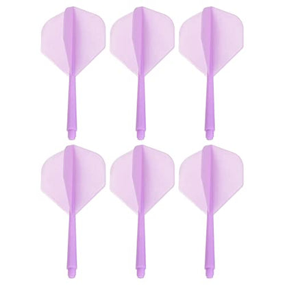 PATIKIL Integrated Dart Shaft & Flights, Pack Lightweight Dart Flight Set - color: Purple