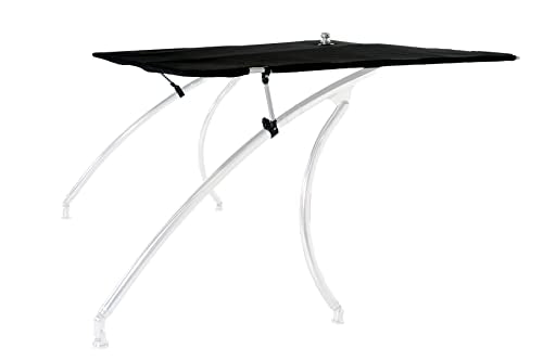 Big Air Super Shadow Wakeboard Tower Bimini Top - 76" x 76" - Mounts Over Existing Wake Tower - color: Jet Black