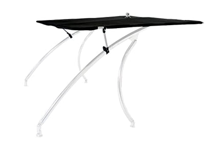 Big Air Super Shadow Wakeboard Tower Bimini Top - 76" x 76" - Mounts Over Existing Wake Tower - color: Jet Black