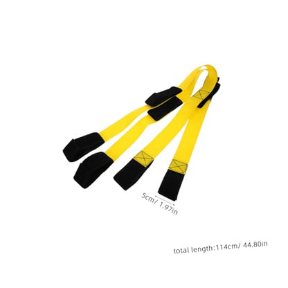 BESPORTBLE 2pcs Team Building Legged Race Bands for Boys and Girls and Adults Cooperative Backyard Game for Carnival Events for Relay Races and Family Fun Activities