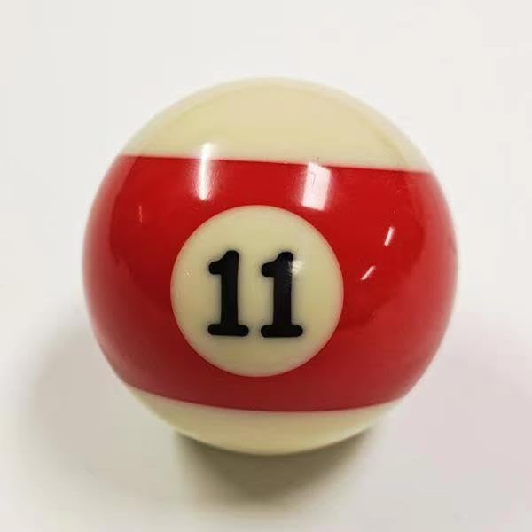 Replacement Pool Ball，Replacement Eight Ball, 2-1/4" Regulation Size Billiard, Regulation Weight，15 Object Balls - color: 11