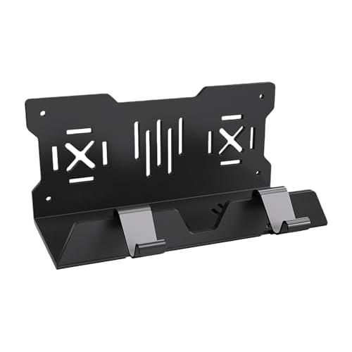 Multi Functional Controller Wall Mount Rack with Storage Compartment and Enhanced Cooling Systems Game Accessories Stand Multi-Functional Wall-Mounted Game Controller Storage Rack