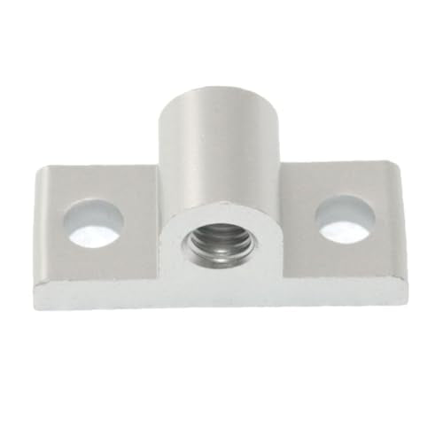 RLECS 4pcs Aluminum Profile Plate Fixer Caster Connector -2020 Semi-Circular Wheel Fixer Set