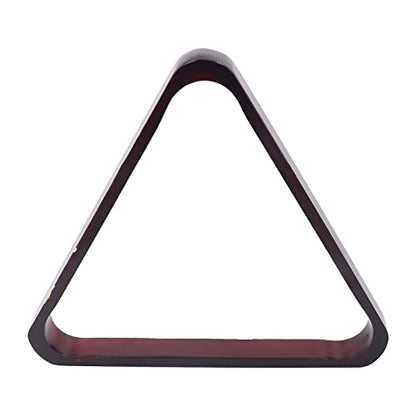 Pool Table Billiard Ball Racks, Wooden Triangle Diamond Rack Set, Billiards Accessories, Large Ball Holder 8 or 9 Ball for 5.72cm 2.3in Billiard Ball 2 Pack Black