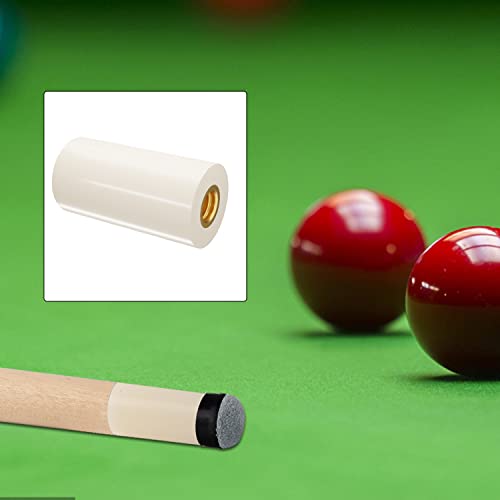 GSE Games & Sports Expert 10 Pieces 12mm/13mm Billiard Pool Tips, Soft/Hard Screw-on Tips Replacement or White Pool Cue Stick Nylon Ferrules Replacement - size: 13mm, style: Nylon Ferrules