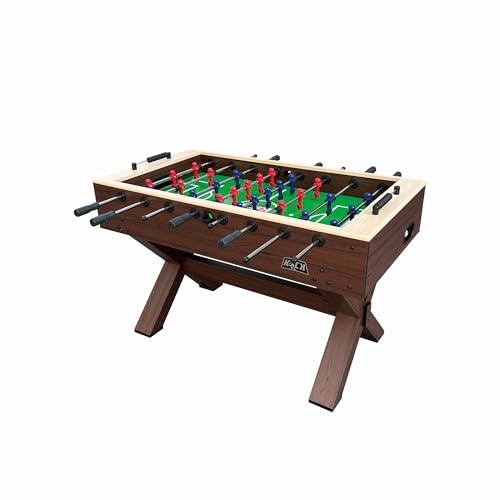 KICK Constable 55" Foosball Table – Professional Full-Size Indoor Game Table - color: Brown